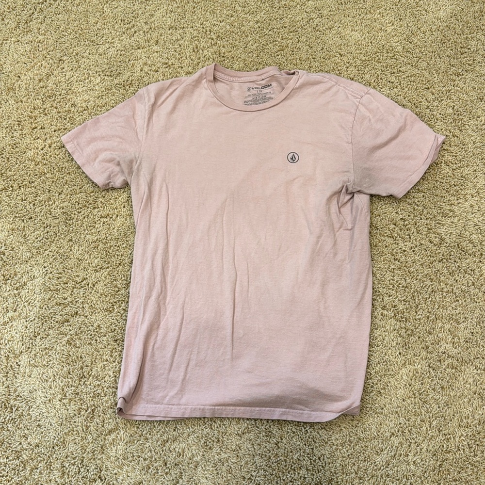 VOLCOM Pink Skate Tshirt